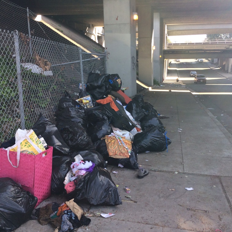 Underpass in Temescal is home to houseless people, despite city's attempt to "evict".