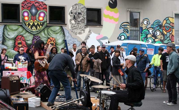 Scenes from the Lower Haight Summer Art Walk