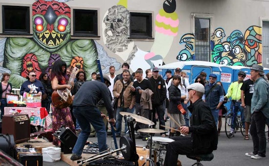 Scenes from the Lower Haight Summer Art Walk