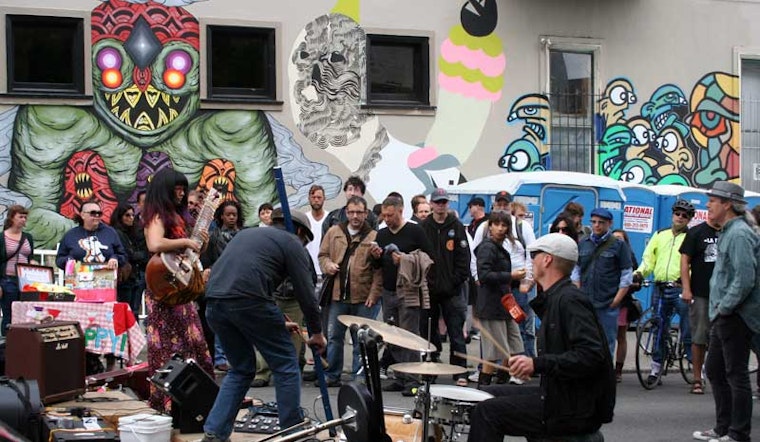 Scenes from the Lower Haight Summer Art Walk