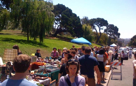 28th Annual Alamo Square Flea Market Today