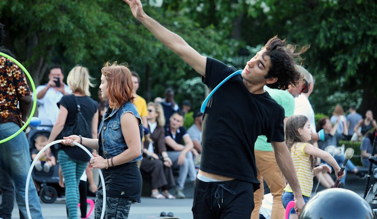 Washington Square Park Becomes a Circus Every Week