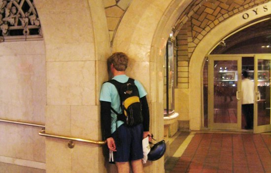Why is this Man Talking to a Wall?