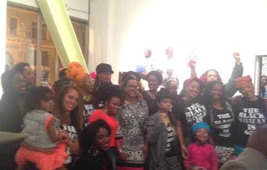 Women being badasses in the Bay Area: artist and East Oakland native Brittani Sensabaug...