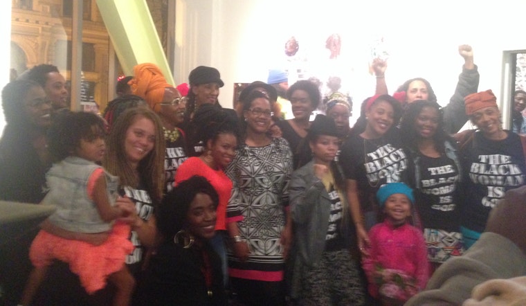 Women being badasses in the Bay Area: artist and East Oakland native Brittani Sensabaug...