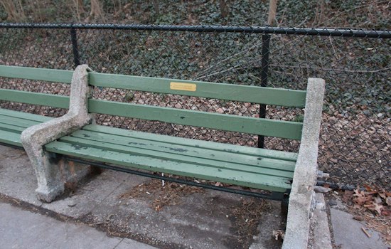 You Can Adopt a Bench in a New York City Public Park