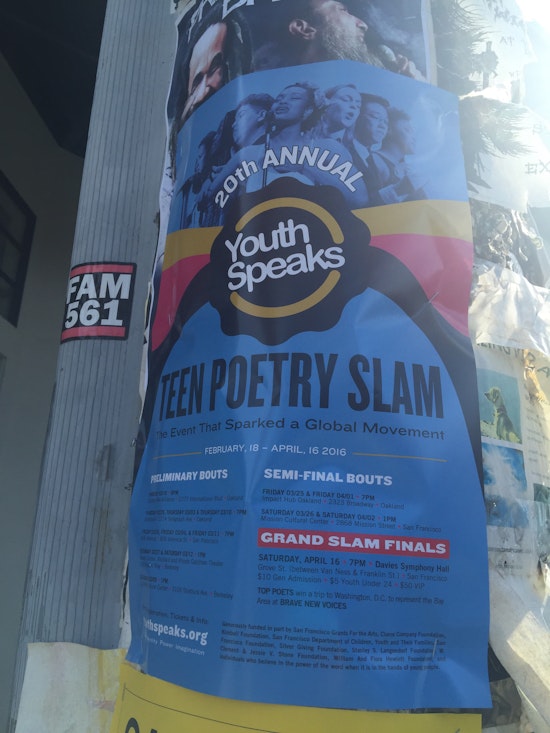 Youth Speaks to hold 20th Annual Teen Poetry Slam