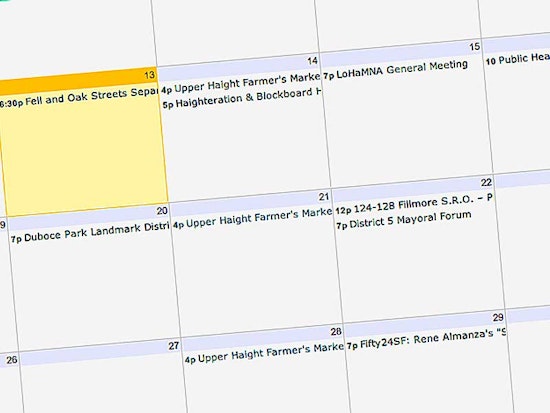 Lower Haight Meetings, Hearings, and Parties Abound This Week