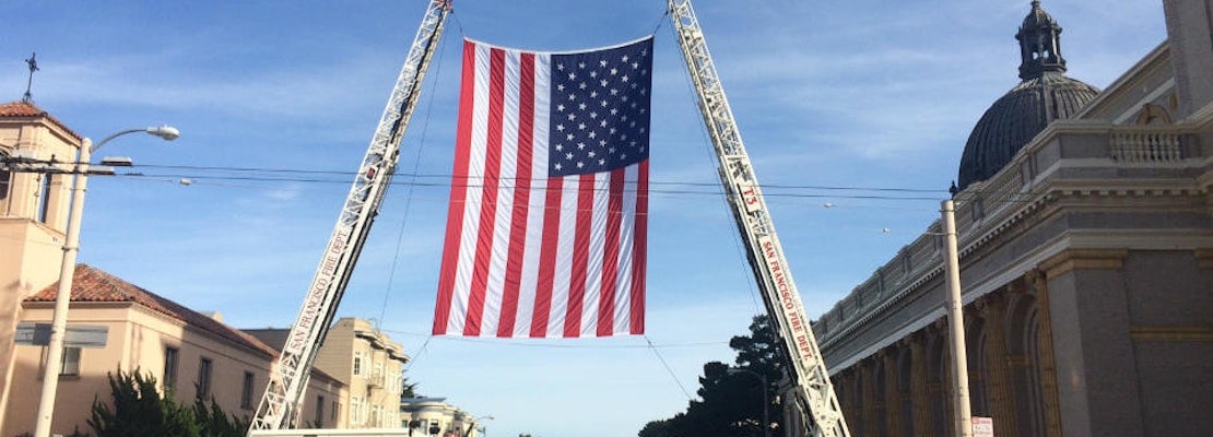 Stanyan Closed To Traffic As SFFD Honors Battalion Chief Terry Smerdel
