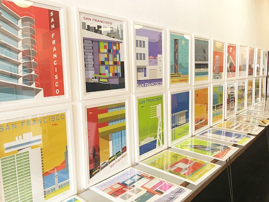 Inspired by SF's modernist architecture, new artist-in-residence sets up shop in North Beach