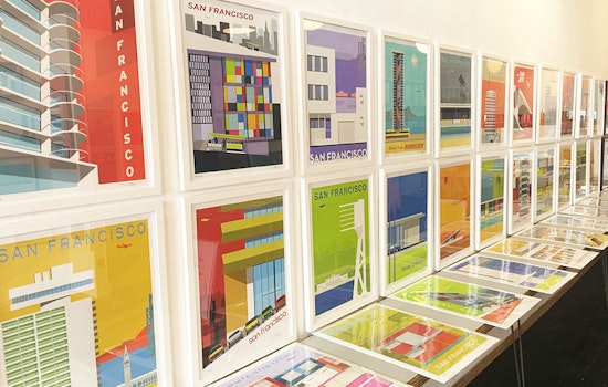 Inspired by SF's modernist architecture, new artist-in-residence sets up shop in North Beach