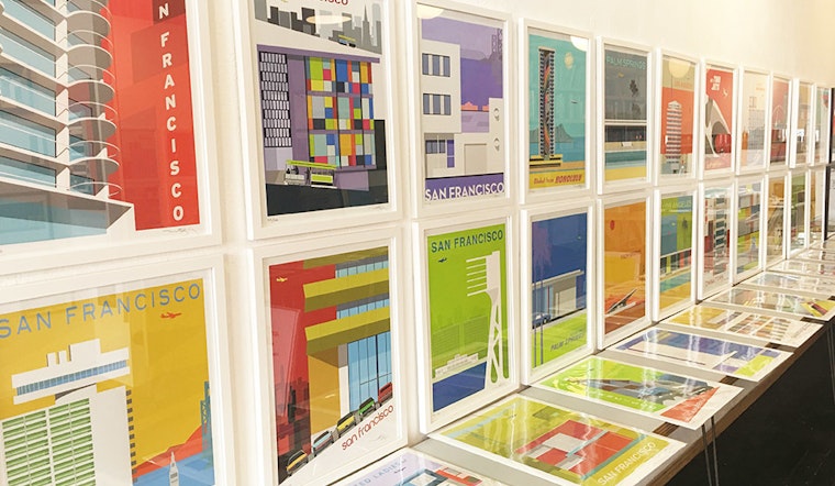 Inspired by SF's modernist architecture, new artist-in-residence sets up shop in North Beach