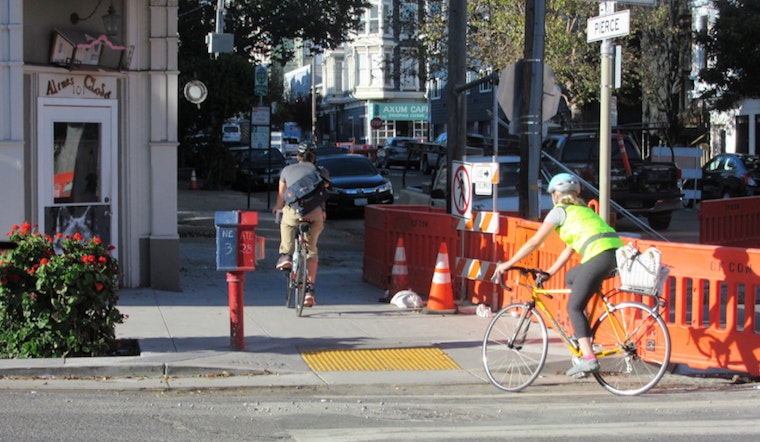 Neighbors Frustrated As Wiggle Construction Drives Cyclists Onto Sidewalks