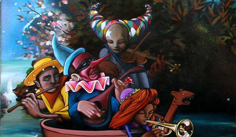 Five-Panel Sam Flores Mural Installed at 645 Haight Street