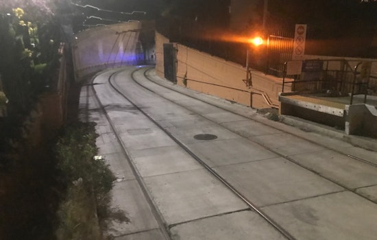 Sparks, Flames Near Cole Valley Muni Tunnel Light Up Night Sky