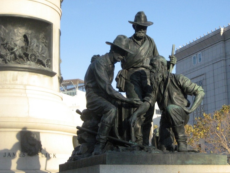 After Outcry, Arts Commission Votes To Remove Civic Center Pioneer Statue