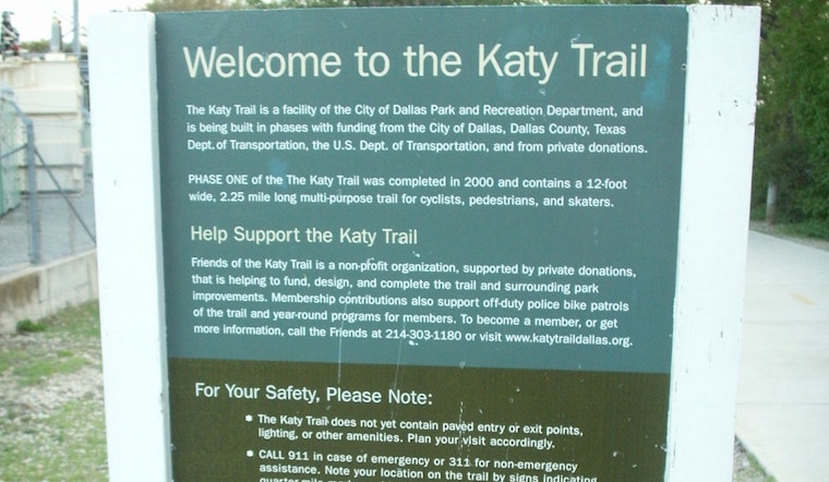 Top Dallas news: Private security hired to patrol Katy Trail; former NBA player on crime prevention