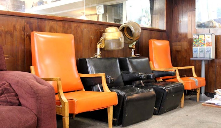 Inside the Aquarius Barber Shop