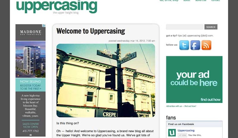 Meet Uppercasing, a Haighteration For the Upper Haight