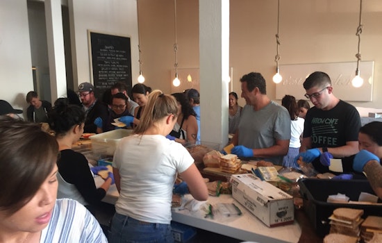 Volunteers Pack Hayes Valley's 'Petit Crenn' To Feed Fire Victims