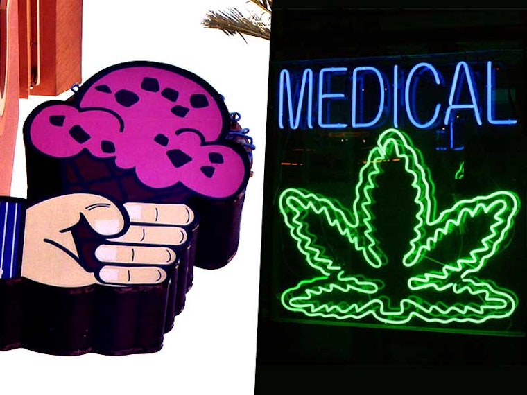 Big Day For Fans of Ice Cream, Marijuana
