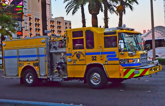 Top Las Vegas news: Guard ID'd in shopping center shooting; airport evacuated after fire; more