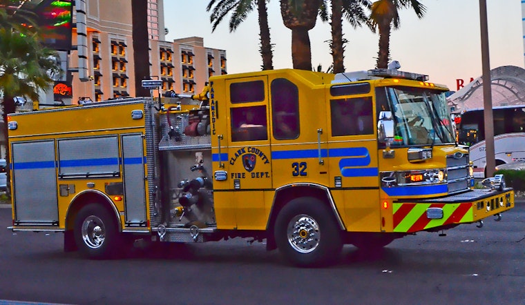 Top Las Vegas news: Guard ID'd in shopping center shooting; airport evacuated after fire; more