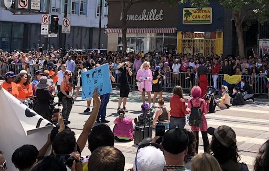 2 arrested in SF Pride parade protest as cops, protesters claim acts of violence