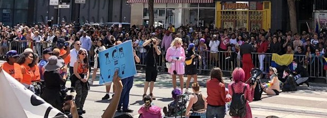 2 arrested in SF Pride parade protest as cops, protesters claim acts of violence