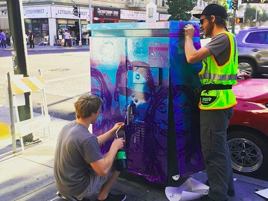 Tenderloin Bins, Boxes Transformed Into Canvas For Community Art