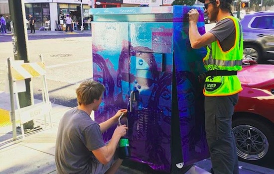 Tenderloin Bins, Boxes Transformed Into Canvas For Community Art
