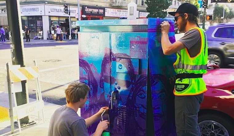 Tenderloin Bins, Boxes Transformed Into Canvas For Community Art