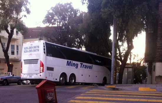 Alamo Square Tour Buses Caught Behaving Badly