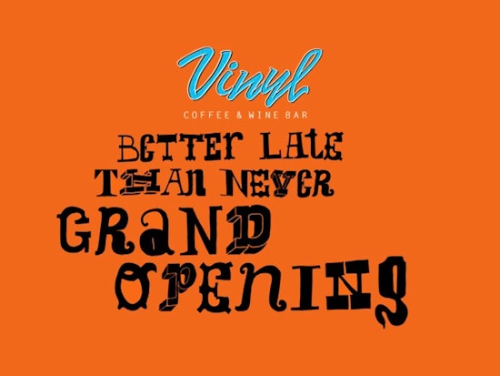 Free Coffee, Beer at Vinyl This Week