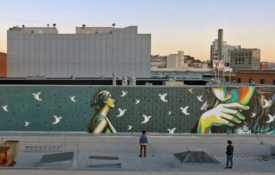 New Mural 'Telepathy' Rises Above BuzzWorks