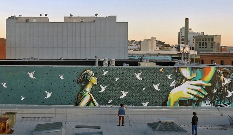 New Mural 'Telepathy' Rises Above BuzzWorks