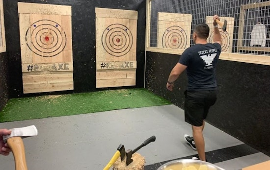 New axe throwing spot Relaxe now open in Houston Park