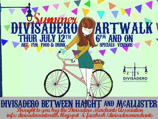 Divisadero Summer Art Walk Tomorrow Night