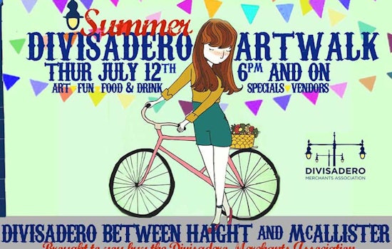 Divisadero Summer Art Walk Tomorrow Night