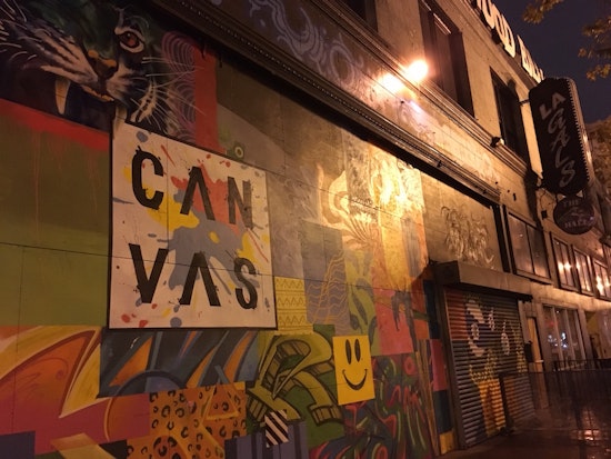 Facing Demolition, Shuttered 'The Hall' Becomes Graffiti Studio