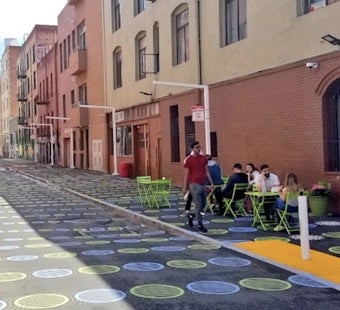 Outdoor movie screenings launch in Lower Polk's reactivated Fern Alley
