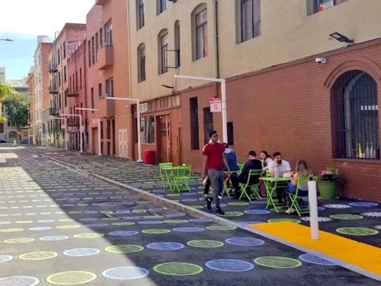 Outdoor movie screenings launch in Lower Polk's reactivated Fern Alley
