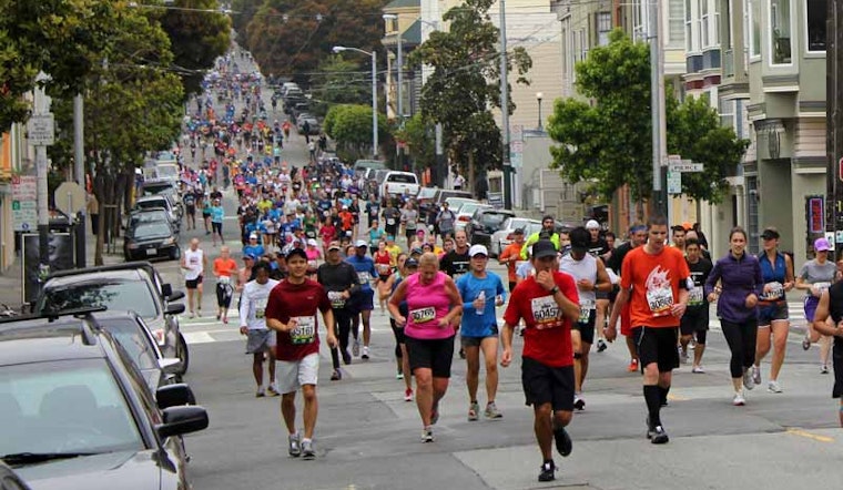Scenes From the SF Marathon in the Lower Haight