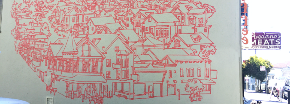 Bernal Heights Artist Adapts 'Pinhole Coffee' Mural For T-Shirt