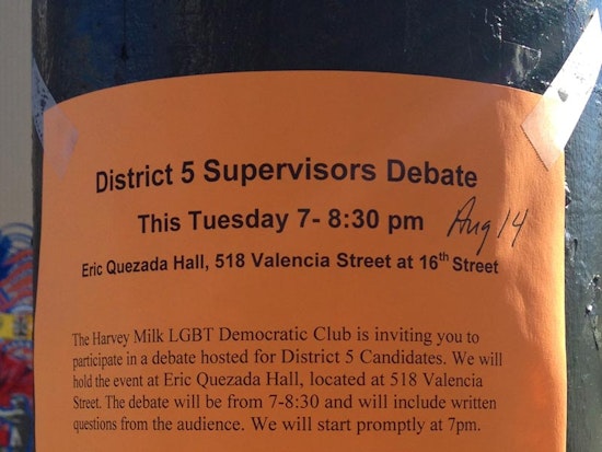 Candidates For D5 Supervisor Debate Tonight