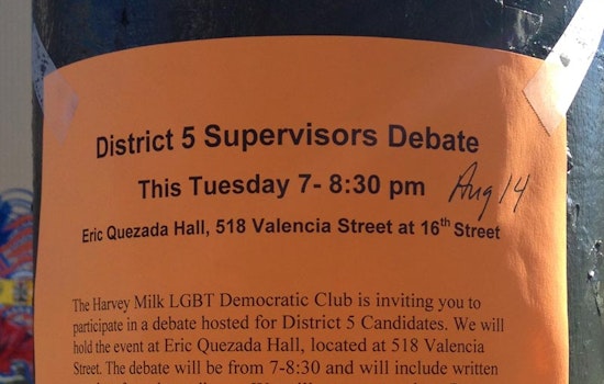 Candidates For D5 Supervisor Debate Tonight