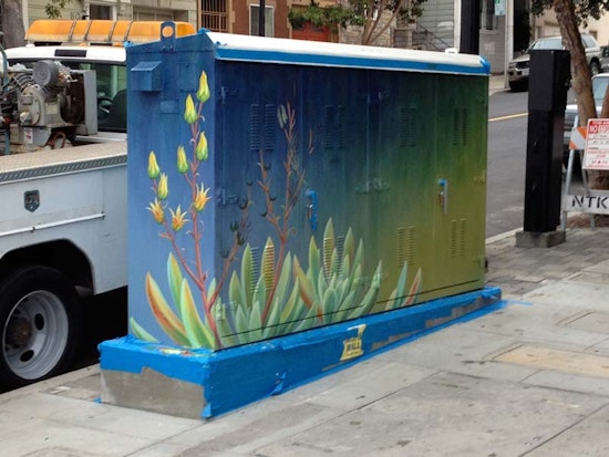 Church Street Utility Boxes Get Floral Makeovers