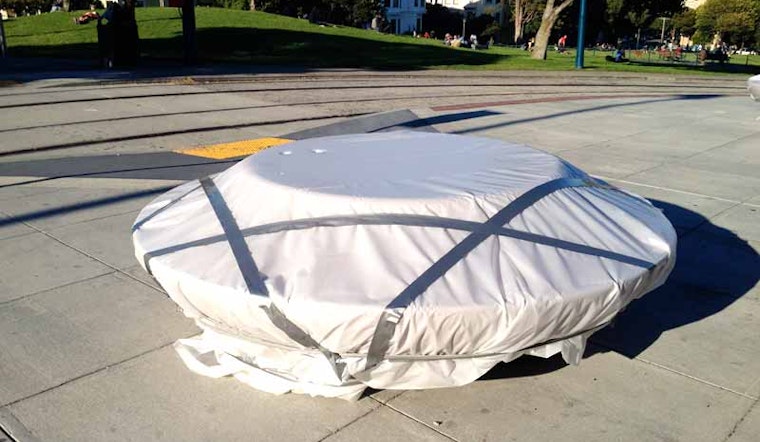 Mysterious Giant Pods Land at Duboce Park
