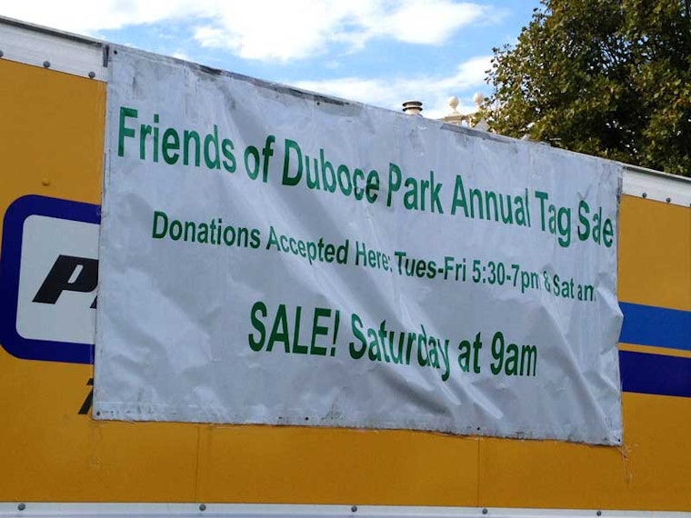 Duboce Park Tag Sale Today