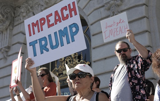 City Hall Rally Calls For Trump's Impeachment